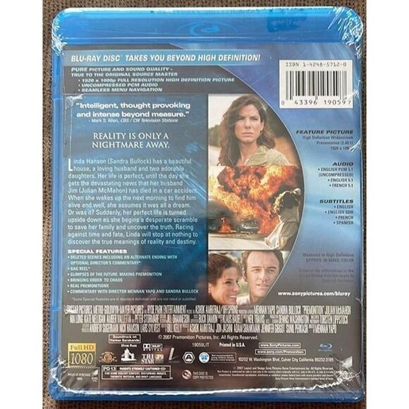 Premonition (Blu-ray) - NEW - Sandra Bullock - Picture 2 of 3
